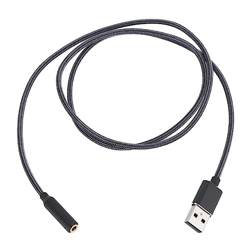 Externer Stereo -Sound -Adapter, USB -Sprachkarte USB bis 3,5 mm Jack Sound -Adapter Externe Stereo -Audiokarte für Kopfhörer 4 Kernlaptops Externer Stereo -Sound -Adapter, USB -Sprachkarte USB bis 3,5 mm Jack Sound -Adapter Externe Stereo -Audiokarte für Kopfhörer 4 Kernlaptops von equlup