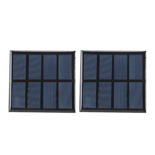 Solar Panel, 2pcs 0.9W 2V Charging Power Board Professional High Efficiency Polysilicon Solar Panel for Emergency Lights Advertising Lights Solar Panel, 2pcs 0.9W 2V Charging Power Board Professional High Efficiency Polysilicon Solar Panel for Emergency Lights Advertising Lights von equlup