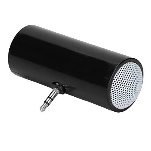 equlup Drahtloser Plug -in -Lautsprecher, 3,5 -mm -Jack -Stereo - -Lautsprecher tragbarer MP3 -MP4 -Musikplayer Clear Laptops Sound Audio Bar für Mobiltelefone und Tablets (Schwarz) von equlup