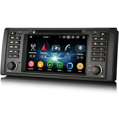 10,25 Zoll 8-Kern [4G+64G] Android 13 Autoradio für BMW 5er E39 M5 GPS-Navi Carplay Android Auto DSP Bluetooth 5.0 A2DP DVB-T2 WiFi DAB+IPS DVR von erisin