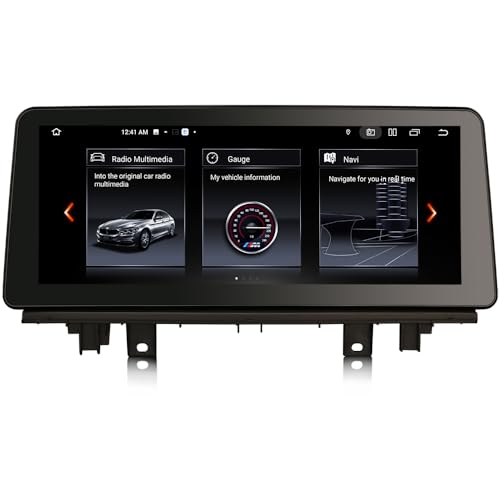 12.3 Zoll 8-Kern 128GB CarPlay Android 13 Autoradio GPS Navi Für BMW X1 F48 NBT System Unterstützt GPS Navi Carplay IPS WiFi 4G WiFi DAB+ DVR Canbus von erisin