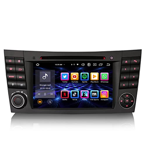 [4G+64G] 8 Kern Android 13 Autoradio Navi für Mercedes Benz CLS-Klasse C219 E-Klasse W211 Carplay Android Auto Bluetooth WiFi SWC A2DP DAB+DVB-T2 von erisin