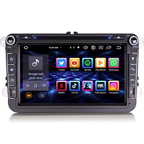 8-Kern [4G+64G] Android 12 Autoradio für VW Golf Passat Jetta Polo Sharan Touran Tiguan T5 GPS-Navi Carplay Android Auto DSP Bluetooth 5.0 A2DP DVB-T2 WiFi DAB+IPS von erisin