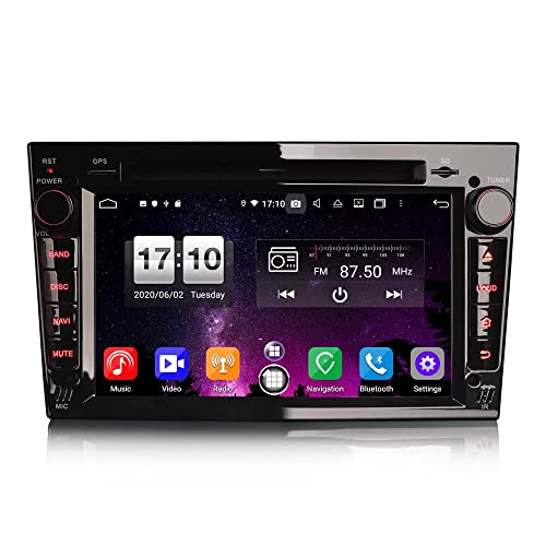 8 Kern Android 13 Autoradio für Opel Astra Corsa C Vectra C Signum Antaramit GPS-Navi Unterstützt Carplay Android Auto Bluetooth A2DP WiFi 4G DAB + RDS Mirror- Link TPMS 4GB RAM + 64GB ROM von erisin