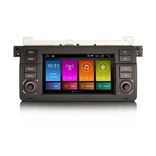 Android 14 Autoradio GPS Navi für BMW 3er E46 M3 Rover 75 MG ZT Doppel-Din Touch Screen Unterstützung Carplay Bluetooth Spiegel-Link WiFi DSP TPMS SWC A2DP DAB+ DVB-T2 2GB RAM+32GB ROM von erisin