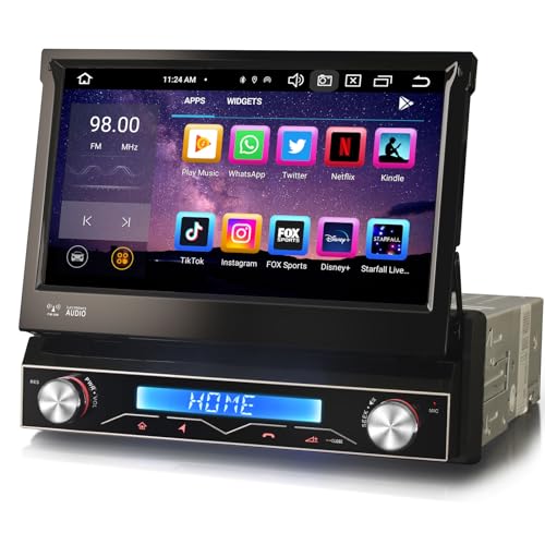 Android 13 8-Kern Universal 1 Din Autoradio Sat NAV CarPlay GPS WiFi DSP IPS DAB+BT 5.0 RDS FM A2DP Radio von erisin