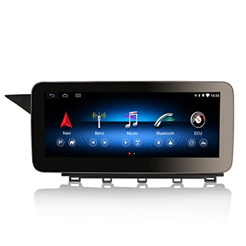 Erisin 10,25" 4GB RAM 64GB ROM Android 11 Autoradio Bluetooth GPS Navi mit kabelloses CarPlay für Mercedes Benz Klasse-GLK X204 (2013-2015) WiFi 4G DAB+ Android Auto IPS Bildschirm Mirror Link USB DVR von erisin