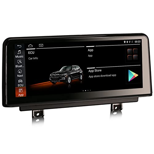 Erisin 10.25 Zoll Android 10.0 GPS Autoradio Navi für BMW Serie 3 F30 F31 F34 Serie 4 F32 F33 F36 M3 M4 NBT System IPS Touch Screen Unterstützt CarPlay Android Auto Bluetooth DAB+ WiFi TPMS 32GB von erisin