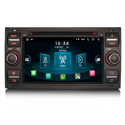 Erisin 7 Zoll 8-Kern 4GB RAM+64GB ROM Android 13 Autoradio Bluetooth GPS Navigation Für Ford Fiesta C/S-Max Galaxy Kuga Transit Focus CD Player CarPlay Android Auto DSP WiFi DAB+ RDS OBD2 Touchscreen Erisin 7 Zoll 8-Kern 4GB RAM+64GB ROM Android 13 Autoradio Bluetooth GPS Navigation Für Ford Fiesta C/S-Max Galaxy Kuga Transit Focus CD Player CarPlay Android Auto DSP WiFi DAB+ RDS OBD2 Touchscreen von erisin