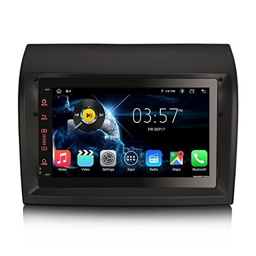 Erisin 7 Zoll 8-Kern 4GB+64GB Android 12 Autoradio mit Navi GPS Für FIAT DUCATO Citroen Jumper Peugeot Boxer WiFi Bluetooth Wireless CarPlay Android Auto DSP DAB+ OBD2 RDS WiFi Canbus USB 4G FM Radio von erisin