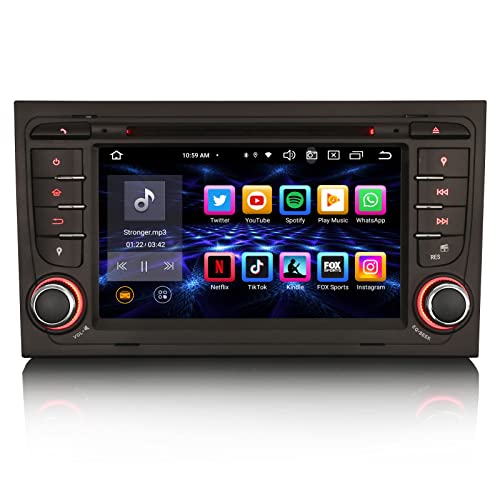 Erisin 7 Zoll 8-Kern Android 13 Autoradio mit GPS Navigation für Audi A4 S4 RS4 B9 B7 SEAT EXEO Unterstützt CarPlay Android Auto DSP Bluetooth DAB+ WiFi A2DP OBD2 DVD CD Player RDS 4GB+64GB Erisin 7 Zoll 8-Kern Android 13 Autoradio mit GPS Navigation für Audi A4 S4 RS4 B9 B7 SEAT EXEO Unterstützt CarPlay Android Auto DSP Bluetooth DAB+ WiFi A2DP OBD2 DVD CD Player RDS 4GB+64GB von erisin