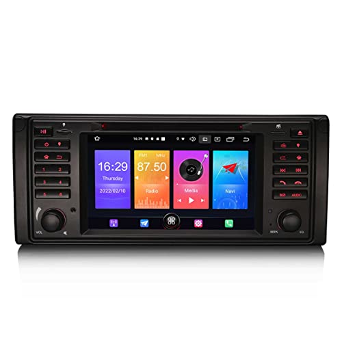Erisin 7 Zoll Android 11 Autoradio Bluetooth GPS Navi für BMW 5er E39 X5 E53 M5 Unterstützt DAB+ Wireless CarPlay DSP WiFi OBD2 Android Auto Canbus DVB-T/T2 FM Radio RDS USB 4G CD 2GB RAM+32GB ROM Erisin 7 Zoll Android 11 Autoradio Bluetooth GPS Navi für BMW 5er E39 X5 E53 M5 Unterstützt DAB+ Wireless CarPlay DSP WiFi OBD2 Android Auto Canbus DVB-T/T2 FM Radio RDS USB 4G CD 2GB RAM+32GB ROM von erisin
