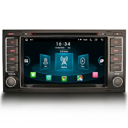 Erisin 7 Zoll 8-Kern 4GB+64GB Android 14 Autoradio GPS Navigation Für VW T5 Transporter Multivan Touareg Unterstützt CarPlay Android Auto Bluetooth DSP WiFi DAB+ RDS DVD CD Player Canbus Touchscreen Erisin 7 Zoll 8-Kern 4GB+64GB Android 14 Autoradio GPS Navigation Für VW T5 Transporter Multivan Touareg Unterstützt CarPlay Android Auto Bluetooth DSP WiFi DAB+ RDS DVD CD Player Canbus Touchscreen von erisin