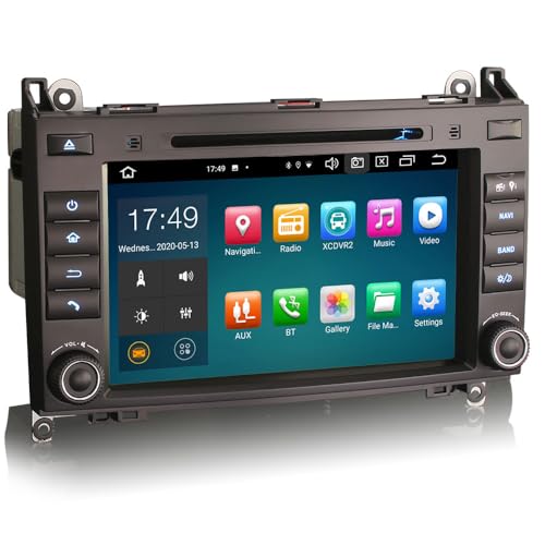 Erisin 8" Android 11 Autoradio mit Navi für Mercedes Benz A/B Klasse W169 W245 Sprinter Viano Vito VW Crafter GPS Carplay Android Auto Bluetooth DVD WiFi DSP SWC RDS DAB+ OBD2 8-Kern 4GB+64GB von erisin