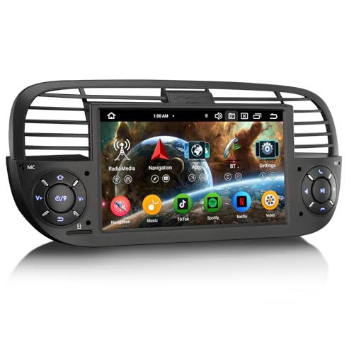 Erisin 8-Kern 4GB+64GB Android 14 GPS Autoradio Bluetooth 5.0 mit Navigation für Fiat 500/500C/500S 2008-2015 500E 7 Zoll Touchscreen Unterstützt Wireless CarPlay Android Auto WiFi 4G DAB+ OBD2 Canbus Erisin 8-Kern 4GB+64GB Android 14 GPS Autoradio Bluetooth 5.0 mit Navigation für Fiat 500/500C/500S 2008-2015 500E 7 Zoll Touchscreen Unterstützt Wireless CarPlay Android Auto WiFi 4G DAB+ OBD2 Canbus von erisin