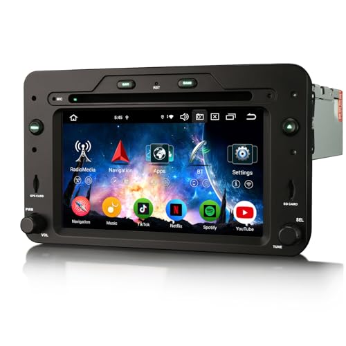 Erisin 8-Kern 4GB+64GB Android 14 Autoradio Bluetooth GPS Navi Für Alfa Romeo Brera Spider 159 Sportwagon Unterstützt Wireless CarPlay DSP Android Auto WiFi 4G RDS DAB+ OBD2 USB TPMS CD DVD Player Erisin 8-Kern 4GB+64GB Android 14 Autoradio Bluetooth GPS Navi Für Alfa Romeo Brera Spider 159 Sportwagon Unterstützt Wireless CarPlay DSP Android Auto WiFi 4G RDS DAB+ OBD2 USB TPMS CD DVD Player von erisin