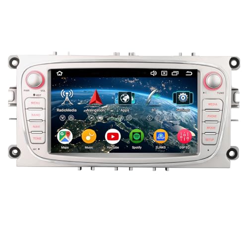 Erisin 8-Kern 4GB+64GB Android 14 Autoradio Bluetooth GPS Navi für Ford Focus Mondeo S-Max C-Max Galaxy 7 Zoll IPS Touchscreen Unterstützt Kabelloses CarPlay Android Auto DAB+ DSP WiFi 4G OBD2 Canbus Erisin 8-Kern 4GB+64GB Android 14 Autoradio Bluetooth GPS Navi für Ford Focus Mondeo S-Max C-Max Galaxy 7 Zoll IPS Touchscreen Unterstützt Kabelloses CarPlay Android Auto DAB+ DSP WiFi 4G OBD2 Canbus von erisin