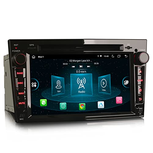Erisin 8-Kern 4GB RAM+64GB ROM Android 14 Autoradio für Opel Vauxhall Astra H Corsa C/D Antara Zafira Meriva 7 Zoll Touchscreen CarPlay Android Auto GPS Navigation DAB+DVD Bluetooth DSP WiFi 4G FM Erisin 8-Kern 4GB RAM+64GB ROM Android 14 Autoradio für Opel Vauxhall Astra H Corsa C/D Antara Zafira Meriva 7 Zoll Touchscreen CarPlay Android Auto GPS Navigation DAB+DVD Bluetooth DSP WiFi 4G FM von erisin