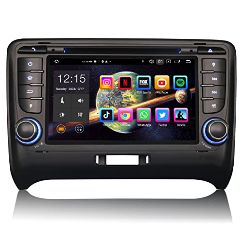 Erisin 8-Kern 4GB RAM 64GB ROM Android 12 Autoradio Bluetooth mit GPS Navigation für Audi TT MK2 Unterstützt CarPlay Wireless Android Auto WiFi 4G DAB+ OBD2 DSP RDS FM Canbus CD Player DVB-T2 Erisin 8-Kern 4GB RAM 64GB ROM Android 12 Autoradio Bluetooth mit GPS Navigation für Audi TT MK2 Unterstützt CarPlay Wireless Android Auto WiFi 4G DAB+ OBD2 DSP RDS FM Canbus CD Player DVB-T2 von erisin