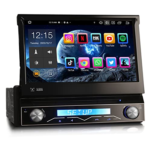 Erisin 8-Kern 4GB RAM 64GB ROM Android 13 Autoradio mit GPS Navigation Unterstützt Kabelloses CarPlay Android Auto DSP WiFi DAB+ CD Player FM RDS USB OBD2 DVB-T2 TPMS DVR IPS Bluetooth 5.0 A2DP Erisin 8-Kern 4GB RAM 64GB ROM Android 13 Autoradio mit GPS Navigation Unterstützt Kabelloses CarPlay Android Auto DSP WiFi DAB+ CD Player FM RDS USB OBD2 DVB-T2 TPMS DVR IPS Bluetooth 5.0 A2DP von erisin