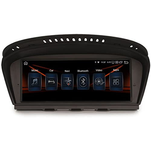 Erisin 8-Kern 8.8” CarPlay Android 10.0 GPS Autoradio Navi für BMW 3 Serie E90 E91 E92 E93 5 Serie E60 E61 6 Serie E63 E64 CCC System Unterstützt IPS Screen Bluetooth DAB+ Android Auto WiFi 4G TPMS von erisin