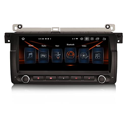 Erisin 8.8" Android 11 Autoradio mit Navi GPS Für BMW 3er E46 318i 320d 325i M3 Rover 75 MG ZT Unterstützt Bluetooth Wireless Carplay DSP USB RDS SWC DAB+ Amdroid Auto DVB-T2 【8-Kern 4GB RAM 64GB ROM】 von erisin