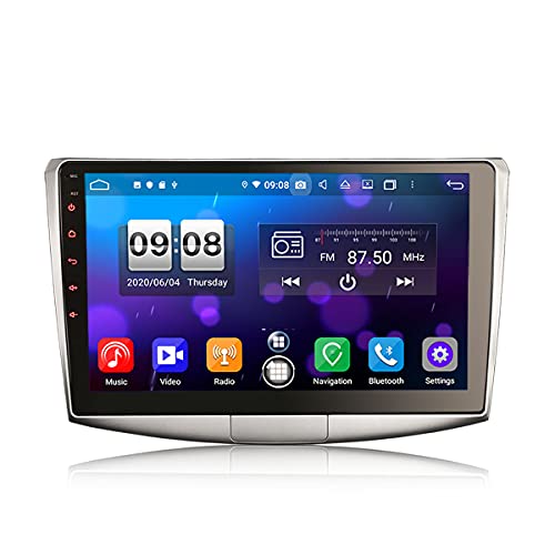 Erisin Android 10 Autoradio Mit GPS für VW Passat CC B6 B7 10.1 Inch Navigation DAB+ CarPlay Kapazitiver Touchscreen DAB+ WiFi 4G FM Radio Bluetooth A2DP RDS 4GB RAM + 64GB ROM von erisin