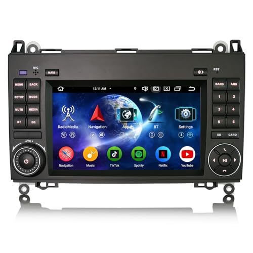 Erisin Android 14 8-Kern 4GB+64GB Autoradio GPS Navi für Mercedes Benz A/B Klasse W169 W245 Sprinter Viano Vito für VW Crafter 7 Zoll Touchscreen Unterstützt DAB+ Radio CarPlay DSP WiFi 4G IPS BT 5.0 Erisin Android 14 8-Kern 4GB+64GB Autoradio GPS Navi für Mercedes Benz A/B Klasse W169 W245 Sprinter Viano Vito für VW Crafter 7 Zoll Touchscreen Unterstützt DAB+ Radio CarPlay DSP WiFi 4G IPS BT 5.0 von erisin