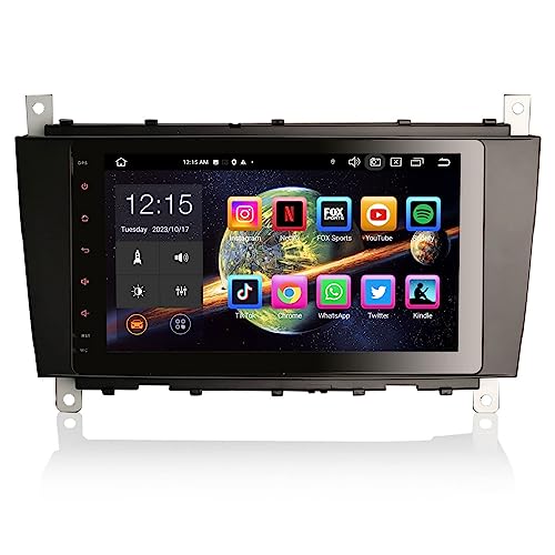 Erisin 8-Kern 4GB+64GB 8 Zoll Android 13 Autoradio Bluetooth GPS Navigation für Mercedes C/CLC/G Klasse W203 W463 Kabelloses CarPlay Android Auto WiFi DSP RDS DAB+ OBD2 USB FM Canbus Lenkradsteuerung Erisin 8-Kern 4GB+64GB 8 Zoll Android 13 Autoradio Bluetooth GPS Navigation für Mercedes C/CLC/G Klasse W203 W463 Kabelloses CarPlay Android Auto WiFi DSP RDS DAB+ OBD2 USB FM Canbus Lenkradsteuerung von erisin
