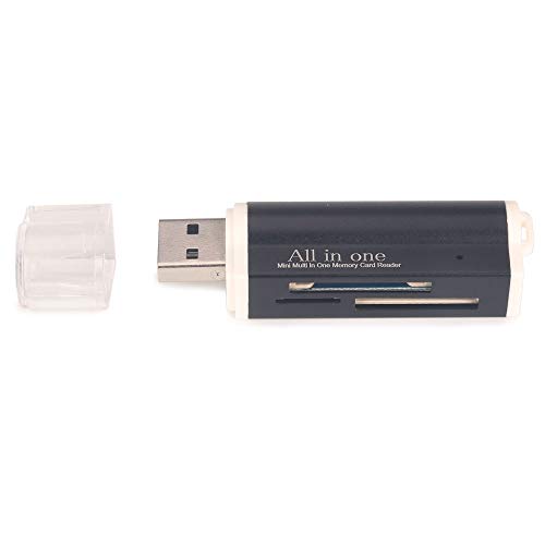 Erisin USB 2.0 Kartenleser mit 2 Steckplätzen Multi Memory High-Speed Kartenleser Adapter Konverter für Micro SD/Micro SDHC/Micro SDXC/TF/SD/SDHC/SDXC von erisin