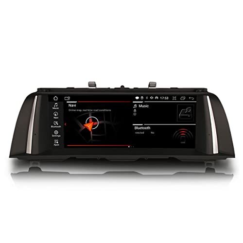 Octa Core 10.25" Android 12 Autoradio für BMW 5 Series F10/F11 2010-2012 CIC mit OEM Screen Unterstützt GPS Navi Carplay IPS WiFi 4G DAB+ DVD DVR von erisin