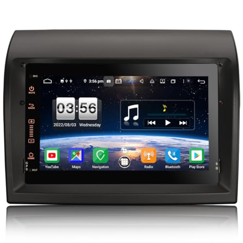 erisin 7 Zoll Android 12 Autoradio für FIAT Ducato Peugeot Boxer Citroen Jumper Unterstützung GPS Navi Carplay Android Auto DSP Bluetooth WiFi 4G DAB+ TPMS Mirror Link 4GB RAM+64GB ROM von erisin