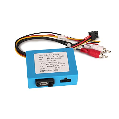 erisin PC001 Most Optical Fiber Decoder Box Glasfaser-Decoderbox für Mercedes Benz ML/GL/R/CLS/E/SLK Serie W219 W211 W171 und für Porsche 911 / Boxster/Cayenne Serie Autoradios von erisin