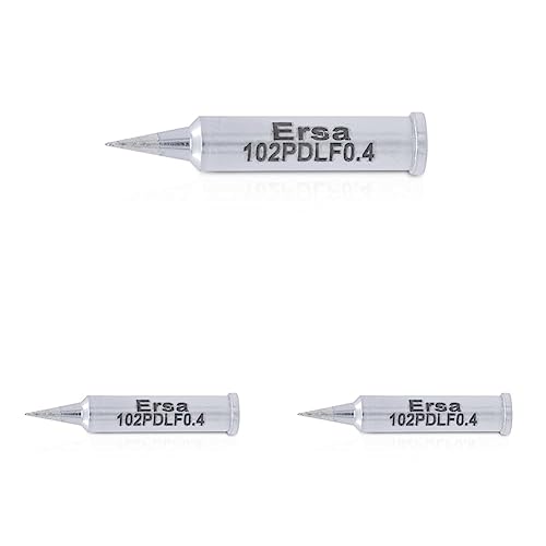 ERSA Dauerlötspitze, bleifrei, 0,4mm bleistiftspitz für ERSA I-CON (Packung mit 3) von ersa