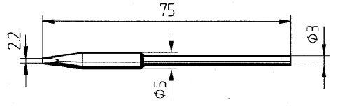 ERSA Dauerlötspitze gerade verstärkt meißelförmig 2,2 mm 0212FDLF ERSA Dauerlötspitze gerade verstärkt meißelförmig 2,2 mm 0212FDLF von ersa