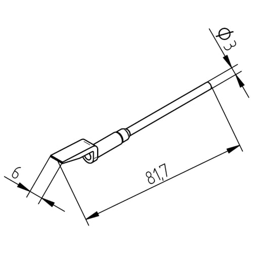 ERSA ERSADUR Entlöspitzensatz gerade 20,0 mm 0452FDLF200 von ersa