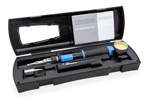 ERSA Independent 130 BASIC-Set Gaslötkolben 130W Temperatur bis 580 °C inkl. 2 Lötspitzen Transportbox Ablagebügel und Reinigungsschwamm - mobile Lötkolben Power - wo immer Sie wollen, ohne Strom ERSA Independent 130 BASIC-Set Gaslötkolben 130W Temperatur bis 580 °C inkl. 2 Lötspitzen Transportbox Ablagebügel und Reinigungsschwamm - mobile Lötkolben Power - wo immer Sie wollen, ohne Strom von ersa