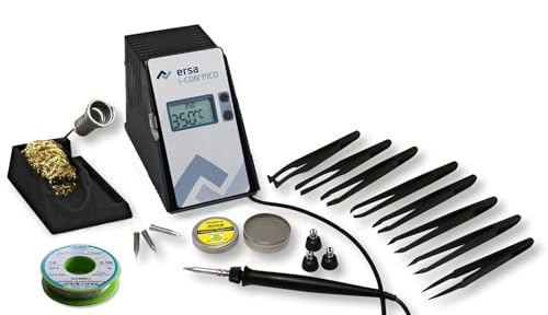 ERSA i-CON PICO digital regelbare Lötstation 80 Watt mit umfangreichen Zubehör inkl. ESD Carbon Pinzetten SET uvm. Lötkolben i-Tool Pico | Löttemperatur regelbar 150 bis 450 °C | Auto-Standby ERSA i-CON PICO digital regelbare Lötstation 80 Watt mit umfangreichen Zubehör inkl. ESD Carbon Pinzetten SET uvm. Lötkolben i-Tool Pico | Löttemperatur regelbar 150 bis 450 °C | Auto-Standby von ersa