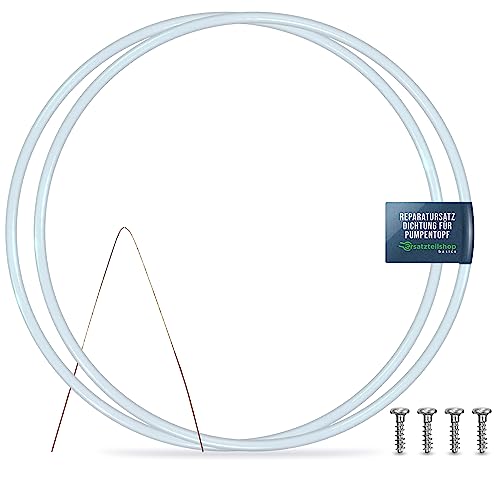 ersatzteilshop basics Reparatursatz Pumpentopf Ø182mm für Spülmaschinen von Bosch, Siemens, Neff wie 12005744 Pumpensumpfdichtung inkl. zweiter Ersatzdichtung E15 von ersatzteilshop basics