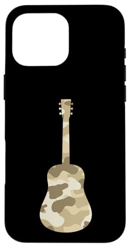 Beige Braun Camo Gitarre Hülle für iPhone 16 Pro Max Beige Braun Camo Gitarre Hülle für iPhone 16 Pro Max von es designs