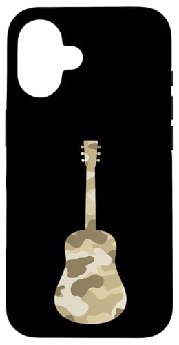 Beige Braun Camo Gitarre Hülle für iPhone 16 Beige Braun Camo Gitarre Hülle für iPhone 16 von es designs