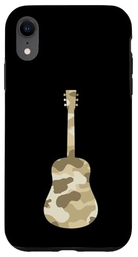 Beige Braun Camo Gitarre Hülle für iPhone XR Beige Braun Camo Gitarre Hülle für iPhone XR von es designs