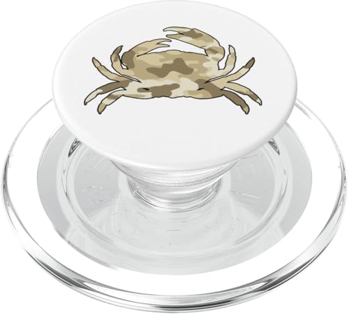 Beige Camo Crab PopSockets PopGrip für MagSafe von es designs