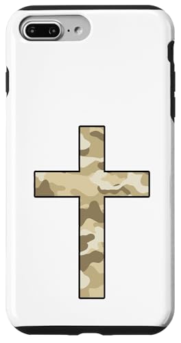 Beiges Camo-Kreuz Hülle für iPhone 7 Plus/8 Plus Beiges Camo-Kreuz Hülle für iPhone 7 Plus/8 Plus von es designs