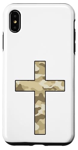 Beiges Camo-Kreuz Hülle für iPhone XS Max Beiges Camo-Kreuz Hülle für iPhone XS Max von es designs