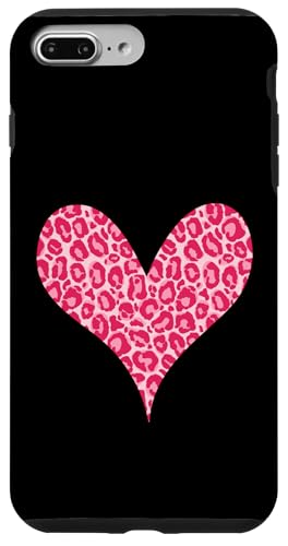 Lustiges rosa Leopardenmuster Herz Hülle für iPhone 7 Plus/8 Plus Lustiges rosa Leopardenmuster Herz Hülle für iPhone 7 Plus/8 Plus von es designs