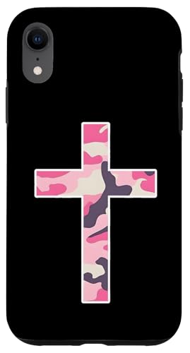Rosa Camo-Kreuz Hülle für iPhone XR Rosa Camo-Kreuz Hülle für iPhone XR von es designs