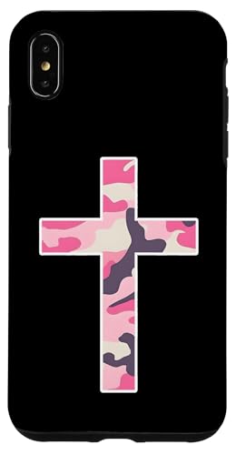 Rosa Camo-Kreuz Hülle für iPhone XS Max Rosa Camo-Kreuz Hülle für iPhone XS Max von es designs