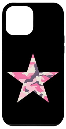 Rosafarbener Camo-Stern Hülle für iPhone 12 Pro Max Rosafarbener Camo-Stern Hülle für iPhone 12 Pro Max von es designs