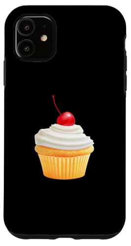 Vanille Cupcake White Frosting Cherry on the Top Hülle für iPhone 11 Vanille Cupcake White Frosting Cherry on the Top Hülle für iPhone 11 von es designs